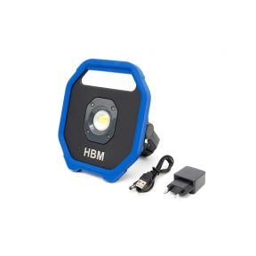 COB LED punjivi građevinski reflektor 10 W, 350 - 1100 lm